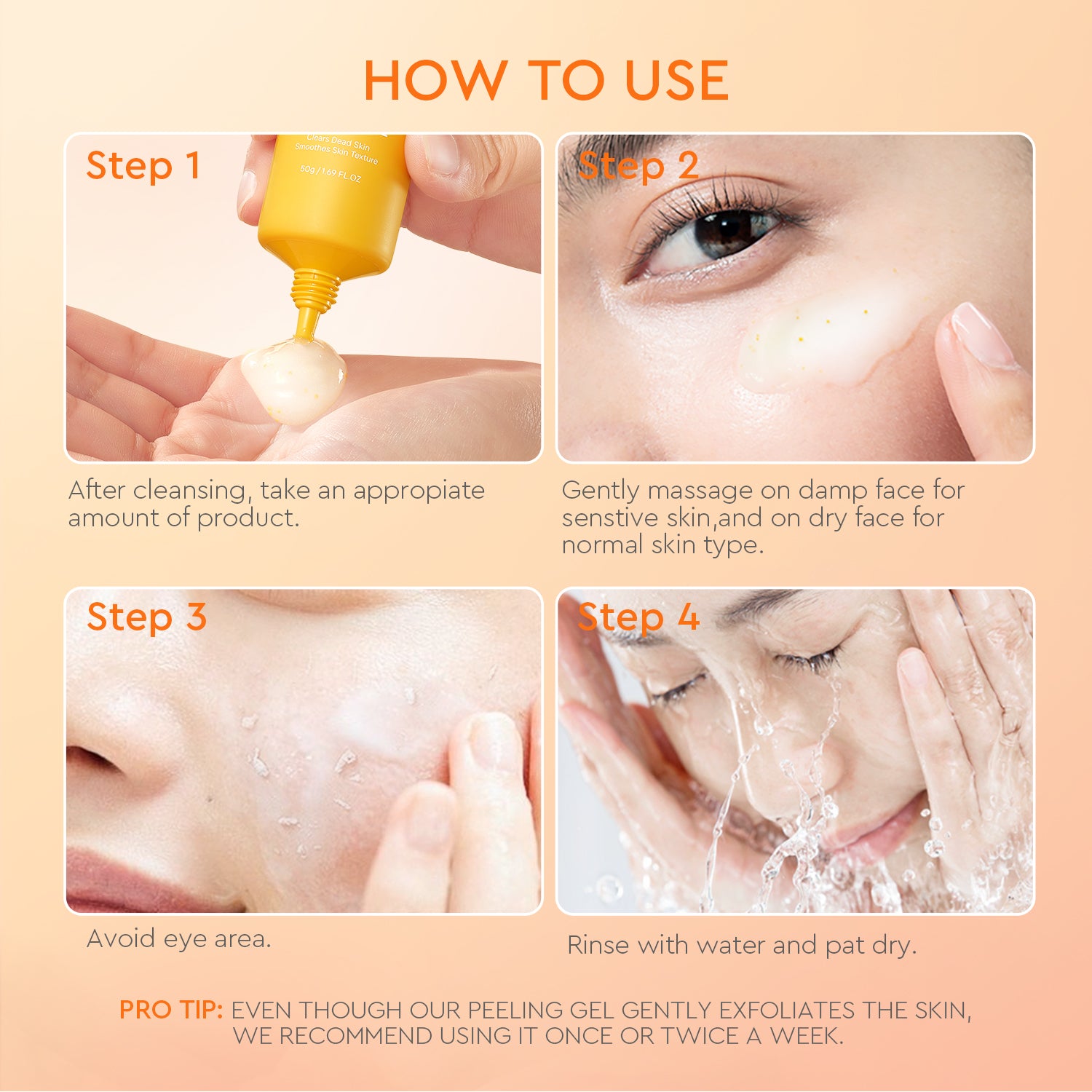 Apricot Glycolic Acid Exfo Smooth Peeling Gel