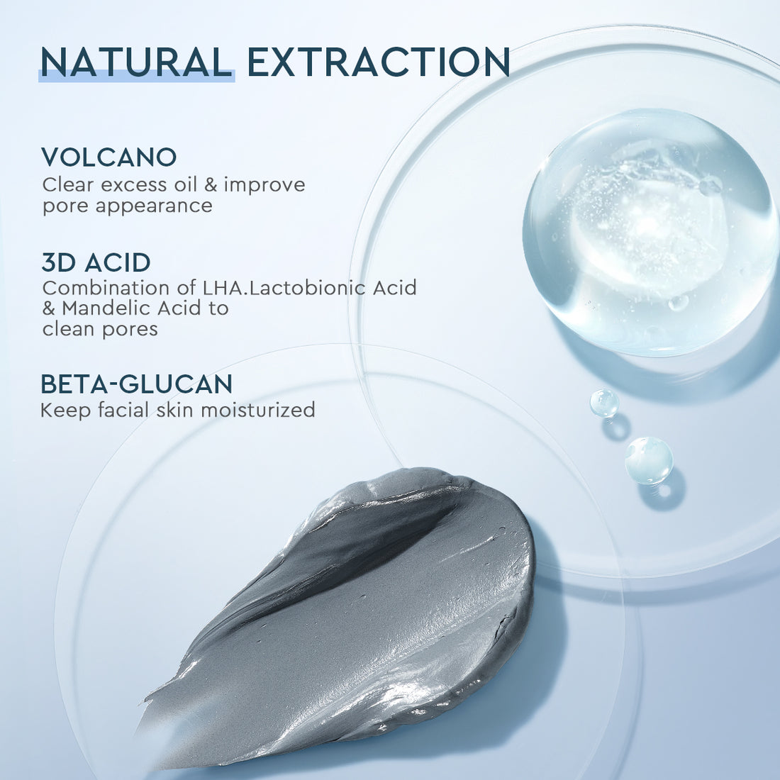 Volcano 3D Acid Pore Clay Stick