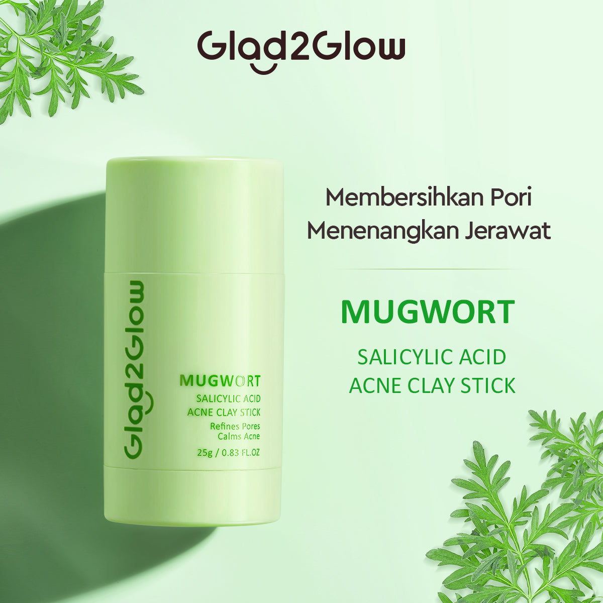 Mugwort Salicylic Acid Acne Clay Stick
