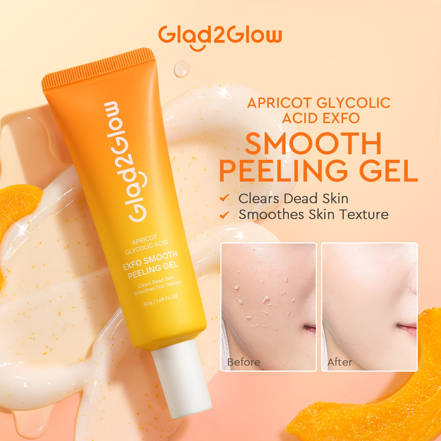 Apricot Glycolic Acid Exfo Smooth Peeling Gel