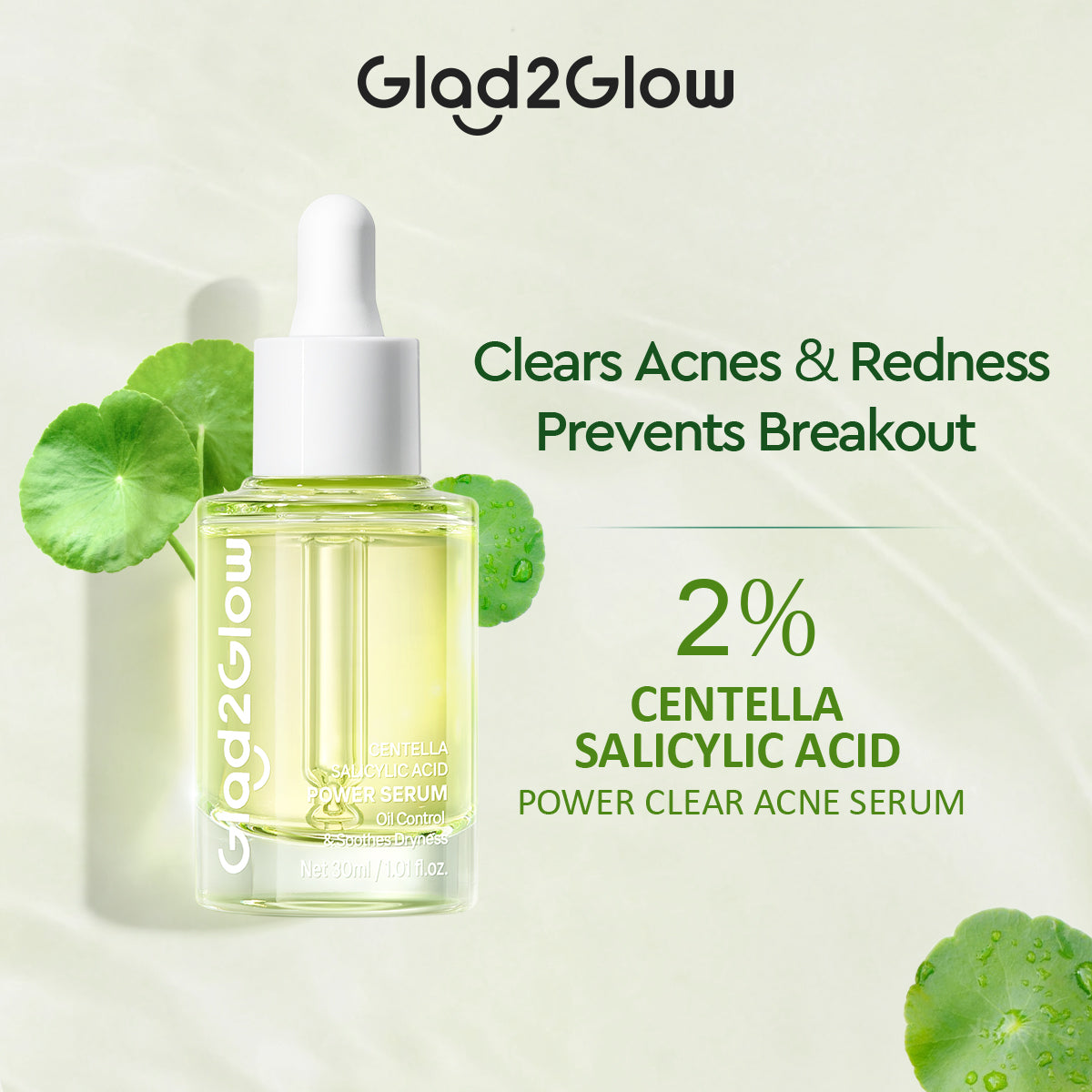 Centella 2% Salicylic Acid Power Clear Acne Serum