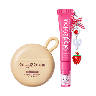 Glowing Lip Serum + Flawless Blurring Skin Tint