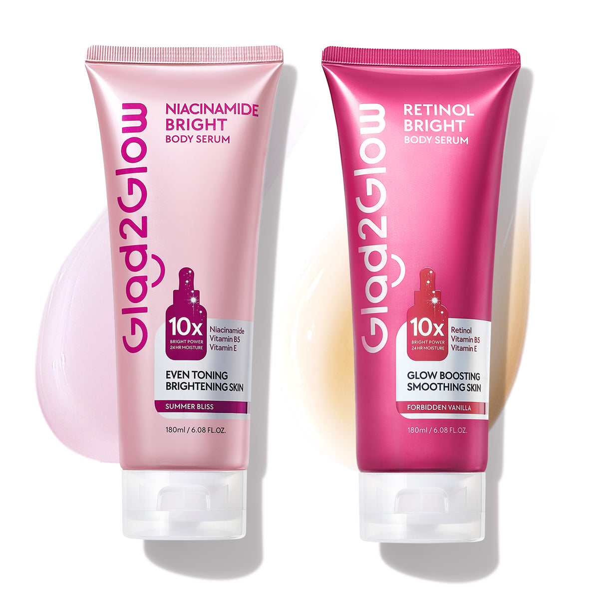 Body Serum Collection – Niacinamide, Retinol or Duo Set