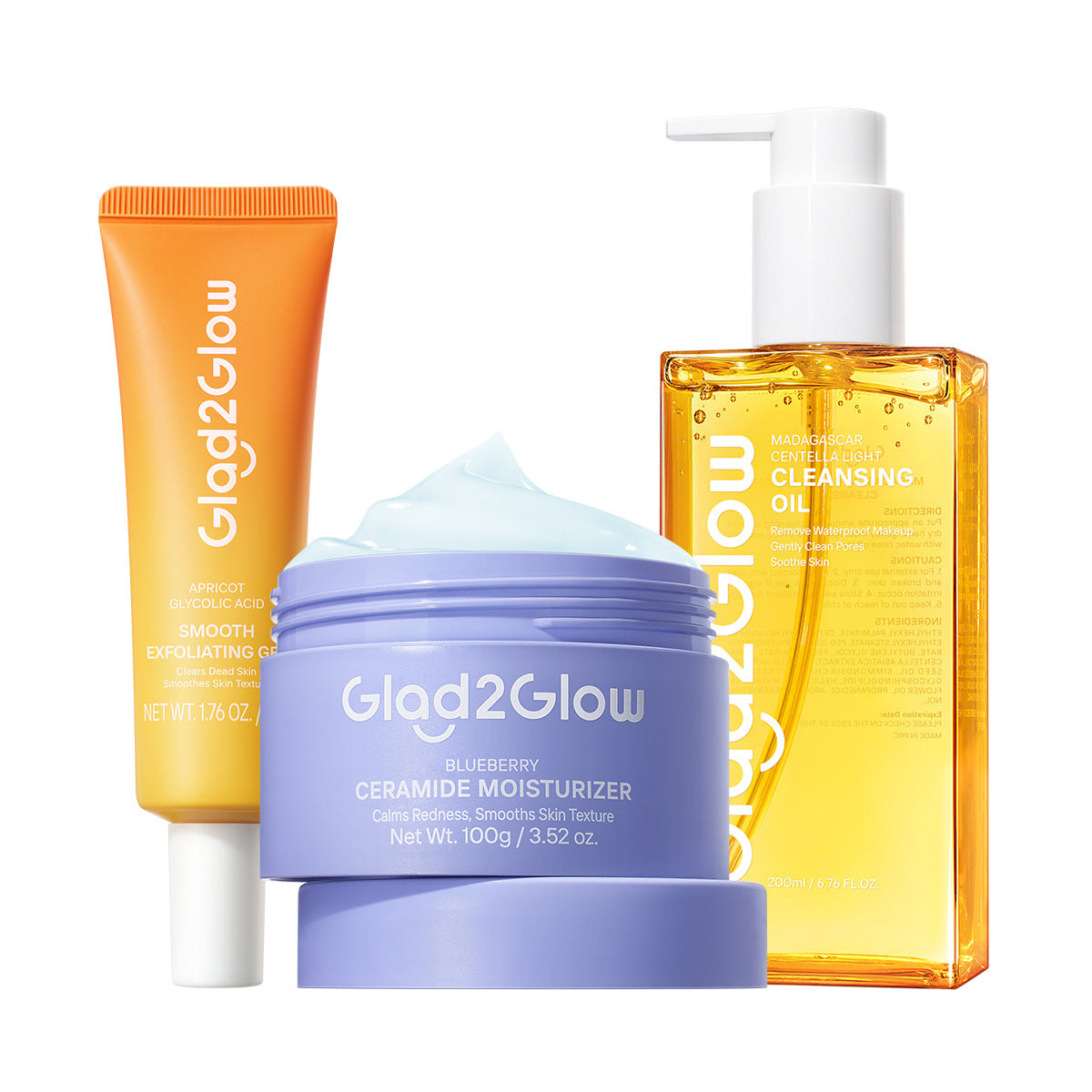 Centella Glycolic Ceramide Smooth Night Reset Set 3pcs