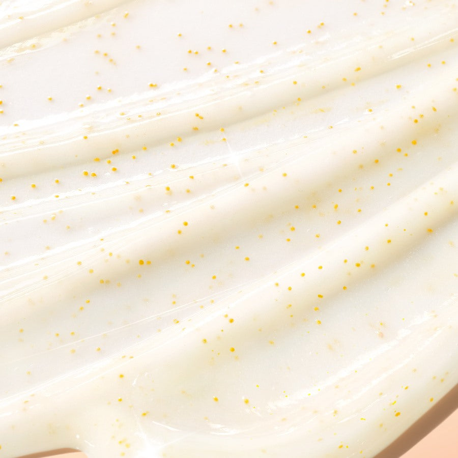 Soft polish without the rough scrub feel.